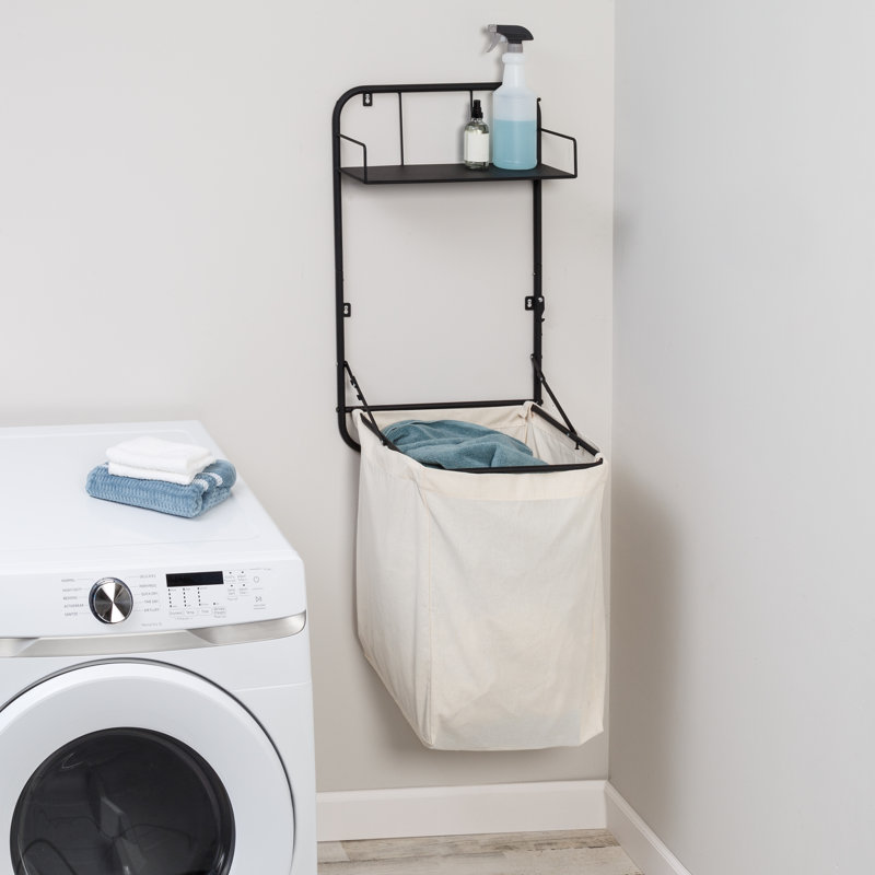 Rebrilliant Collapsible WallMounted Hamper Wayfair